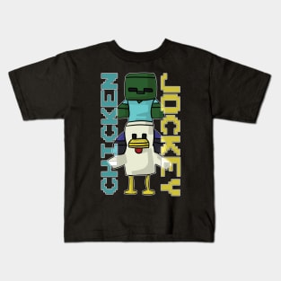 Chicken Jockey - Minecraft Kids T-Shirt